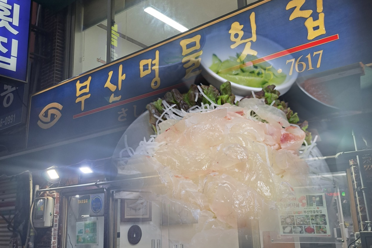  부산명물횟집 | 회백밥 맛집 | 남포역 근처 [음식점 추천]