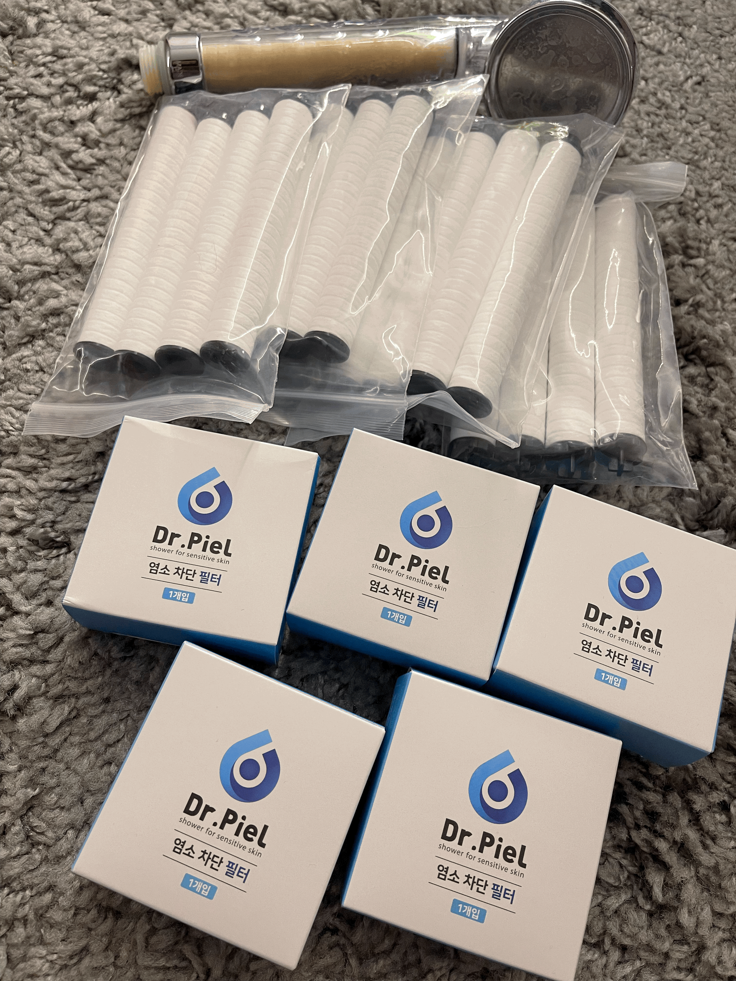  닥터피엘 샤워기 필터 두 달 사용하고 다시 바꾼이유(독일 석회수)