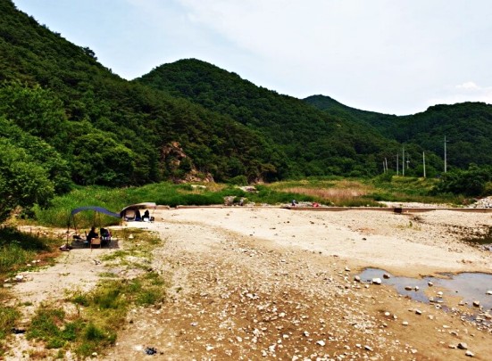 산현교-캠핑