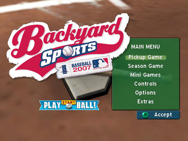  Humongous - 백야드 스포츠 베이스볼 2007 북미판 Backyard Sports Baseball 2007 USA (게임큐브 - GC - iso 다운로드)