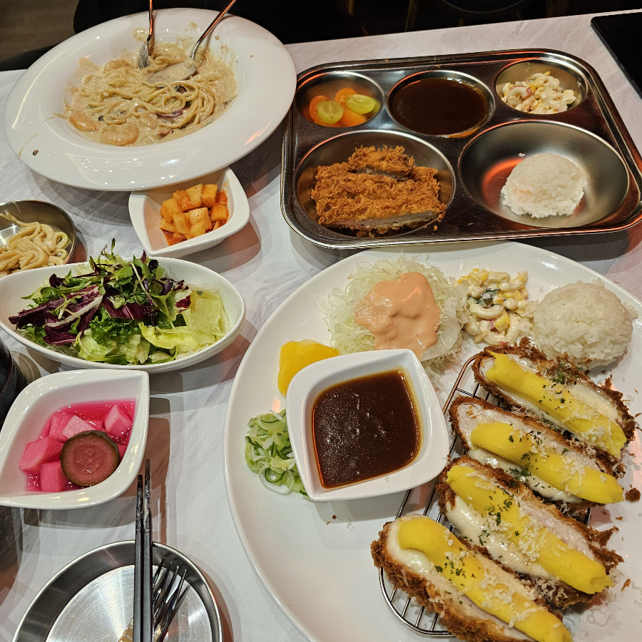  기장 롯데아울렛 마티에 오시리아 근처 맛집, 써니 수제왕돈까스와 파스타