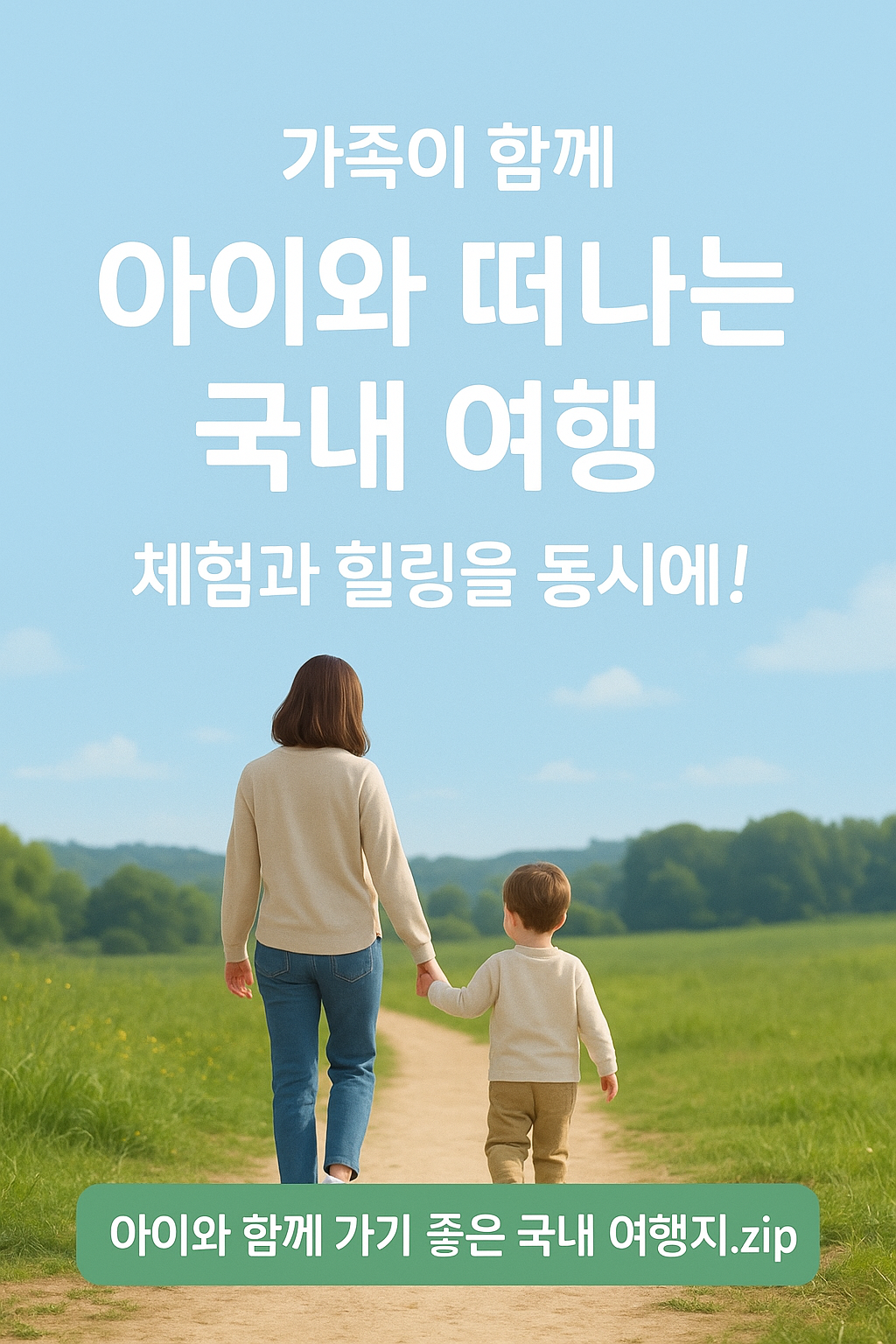 아이와 함께 가기 좋은 국내 여행지 TOP 6 – 체험과 힐링을 동시에!