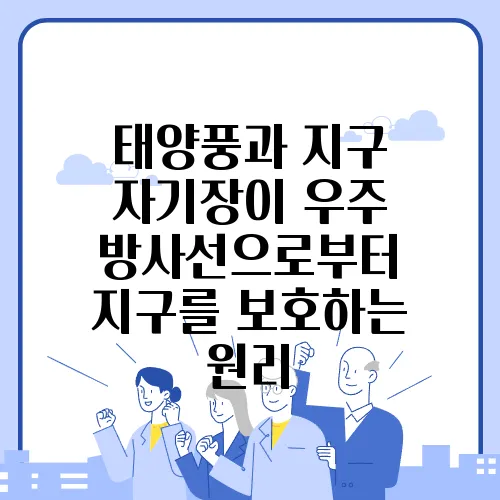태양풍과 지구 자기장이 우주 방사선으로부터 지구를 보호하는 원리
