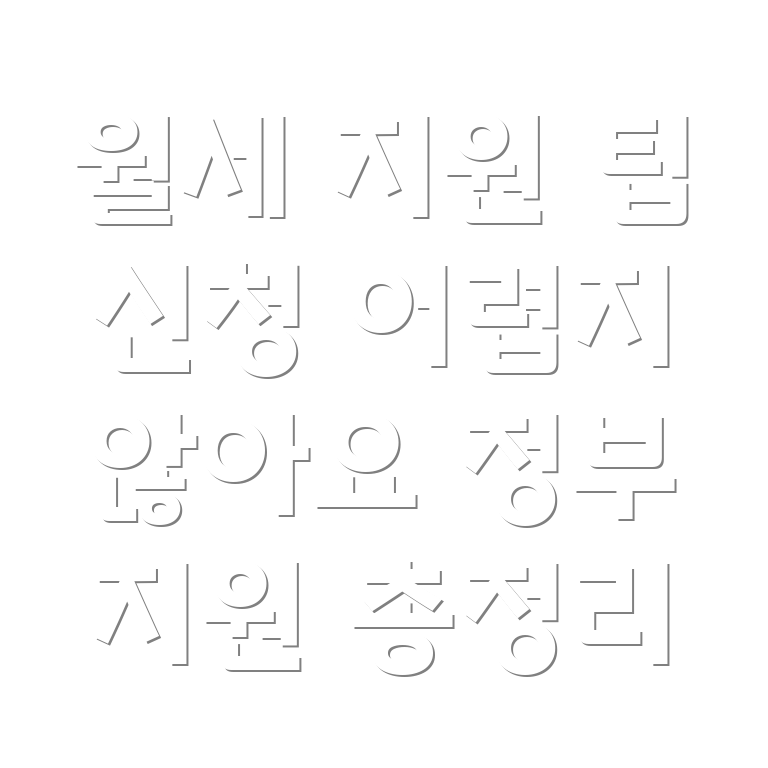 청년 월세 지원