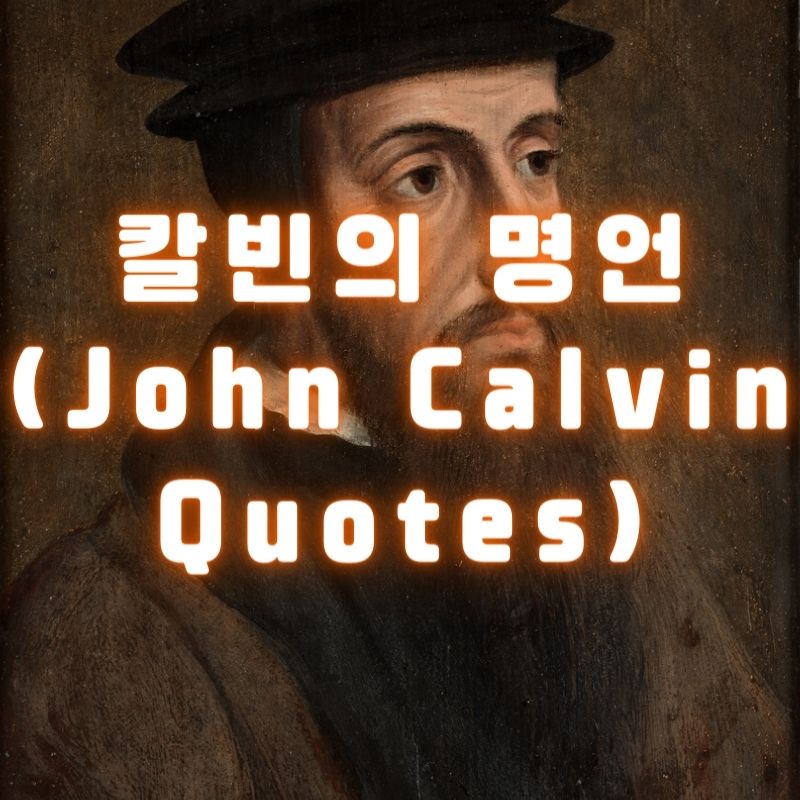 칼빈의 명언 (John Calvin Quotes)