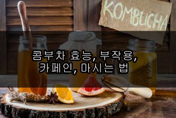 콤부차 효능&#44; 부작용&#44; 카페인&#44; 마시는 법