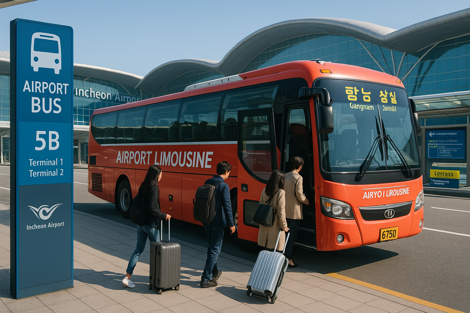 인천공항(1터미널, 2터미널)에서 관악구 행운동 공항버스 이용 완벽 가이드 - 요금부터 시간표까지