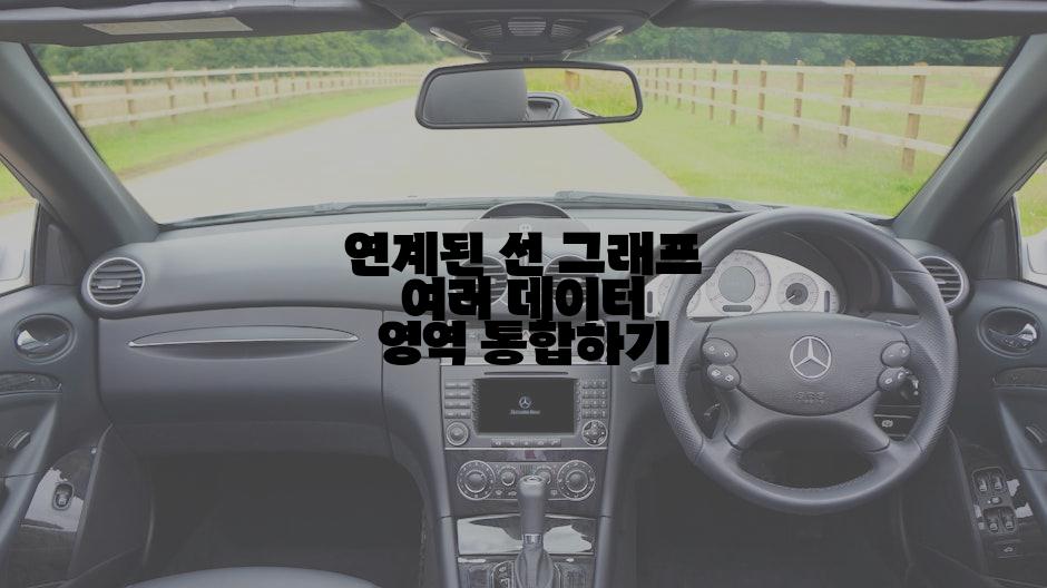 연계된 선 그래프 여러 데이터 영역 통합하기