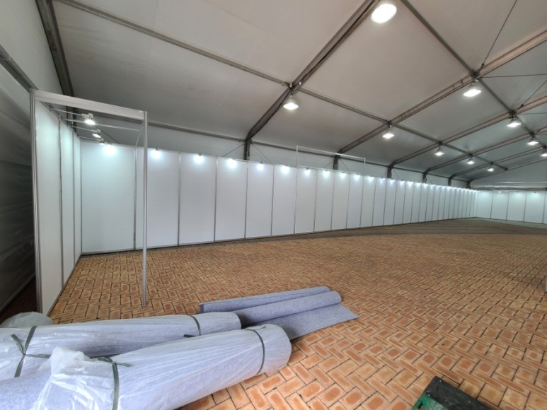 대구, 경상북도, 경남전시관 대여업체에 야외행사에 필요한 텐트 전시 부스 설치 18