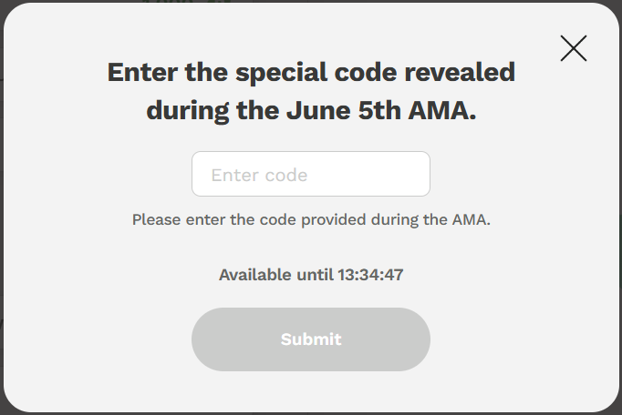 [Delabs] AMA Special Redeem Code - Spin