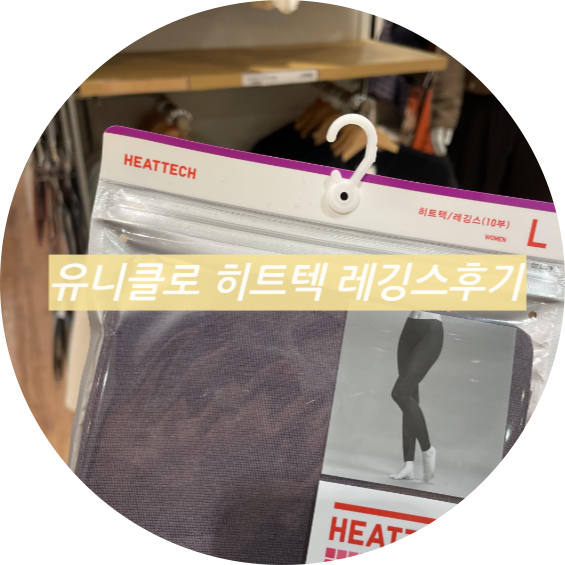  [제품후기/내돈내산] 유니클로 히트텍 레깅스 10부 (키171, 바지사이즈 30 여자 실제 리뷰)