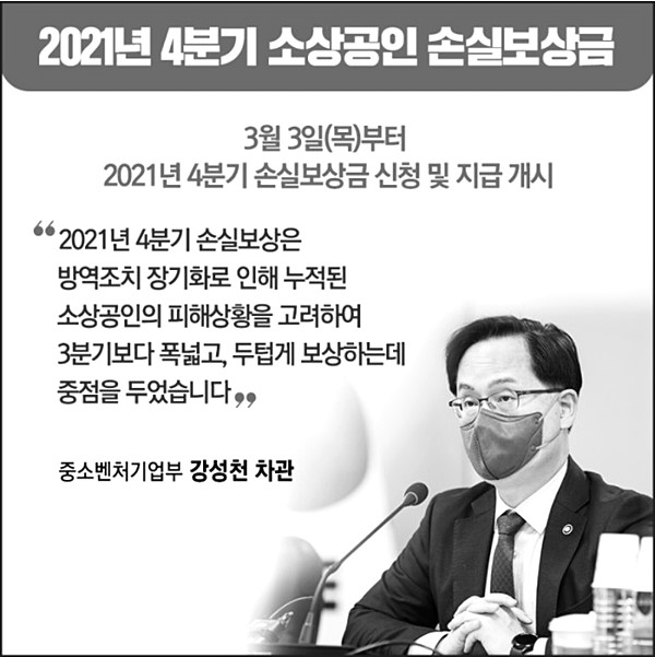 2021년 4분기 소상공인 손실보상금