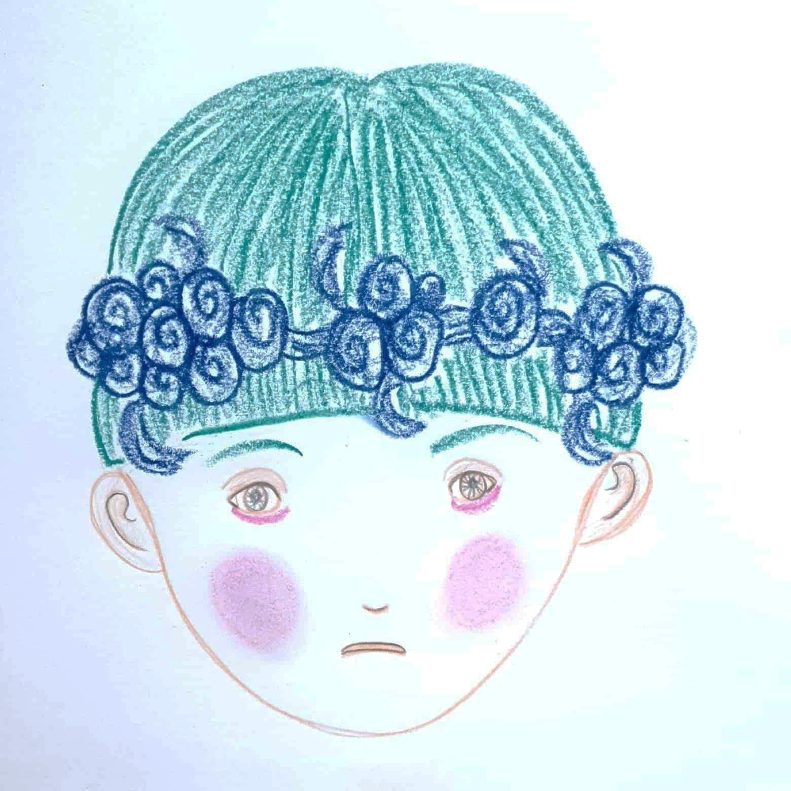  Blueberry Boy 블루베리 소년 / 일러스트 그림 드로잉 / 얼굴 그리기