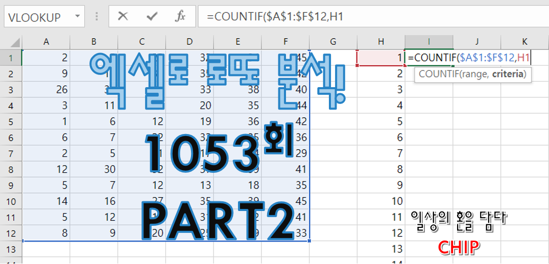  로또 1053회 예상 번호 주차 패턴 분석 (5조합)
