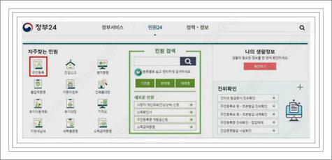 민원24 주민등록등본 발급