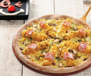 피자 알볼로 메뉴 엣지 단호박 레귤러 라지 사이즈