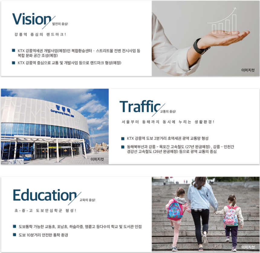 강릉역 경남아너스빌 더 센트로 입지프리미엄