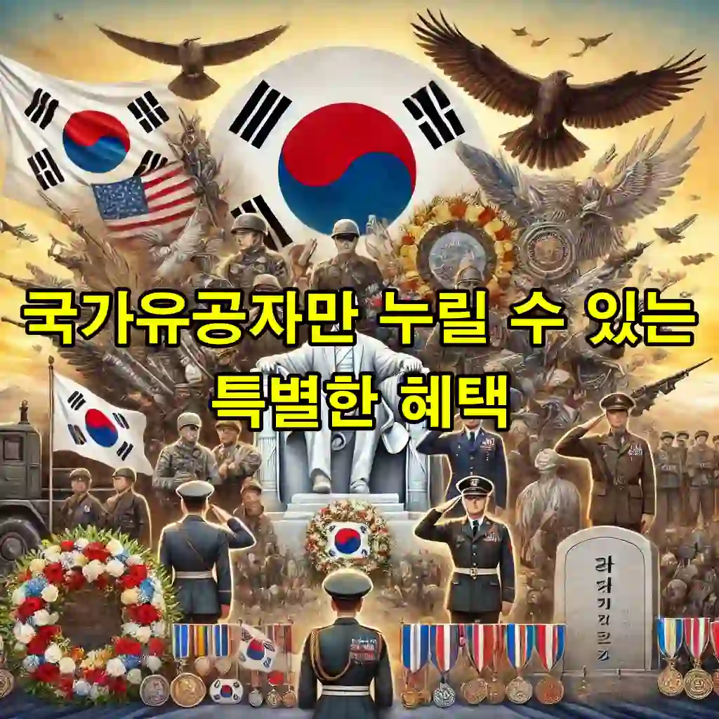 국가유공자만 누릴 수 있는 특별한 혜택