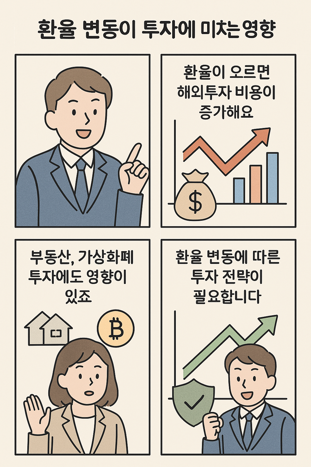 환율 변동이 투자에 미치는 영향 이미지
