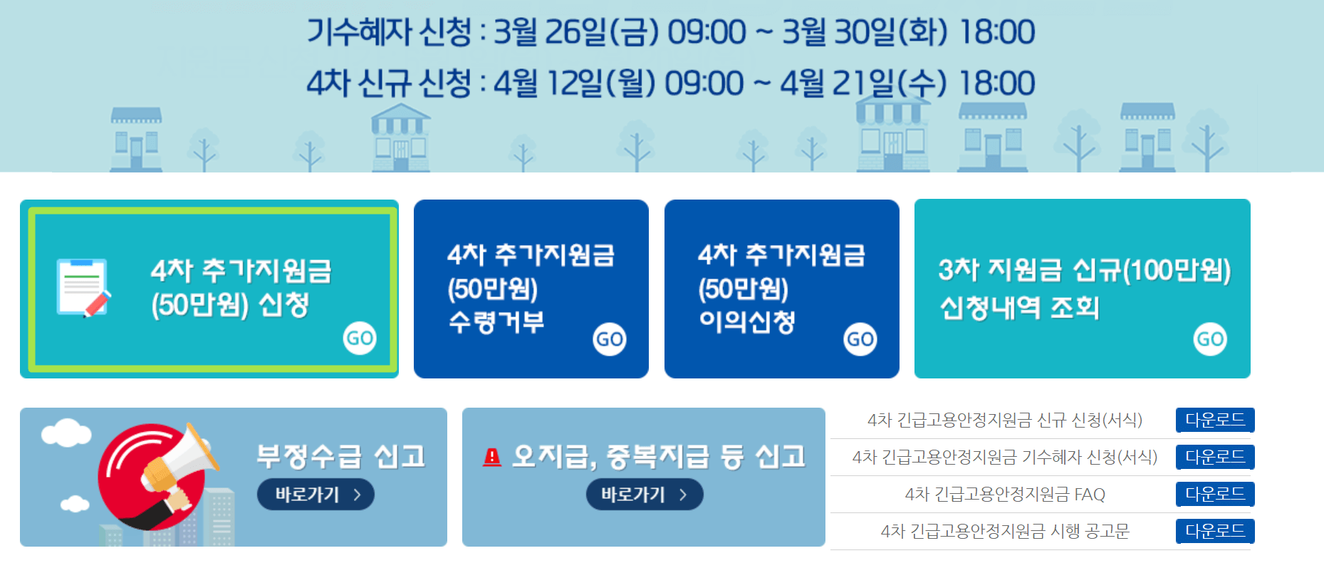 4차재난지원금대상자