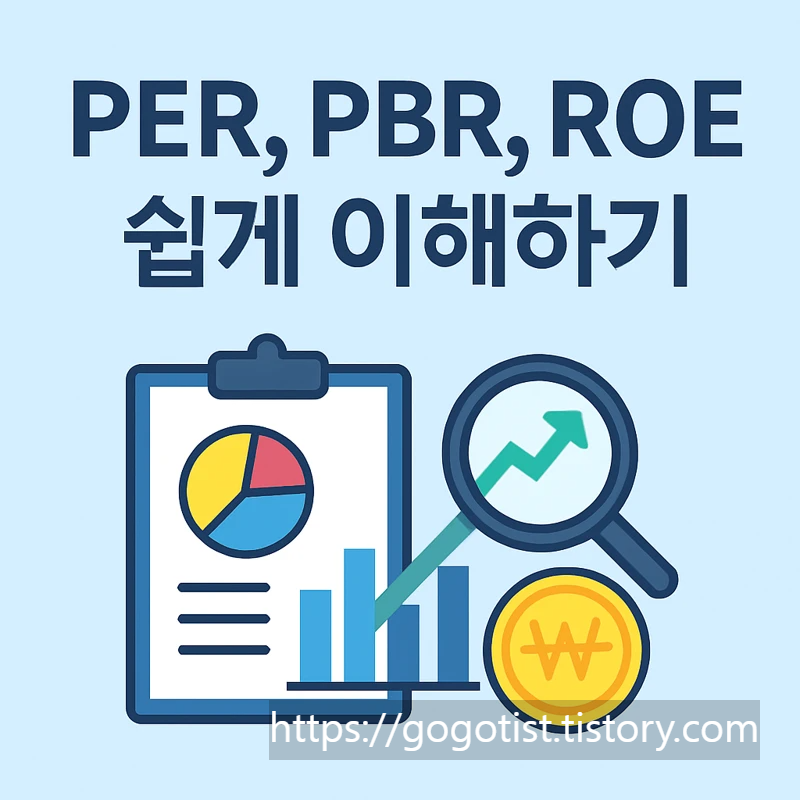 PER, PBR, ROE 쉽게 이해하기