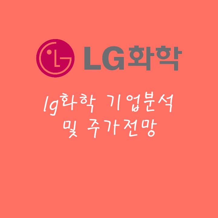 LG화학 주가 전망 및 기업분석