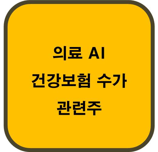 의료AI 건강보험 수가 관련주