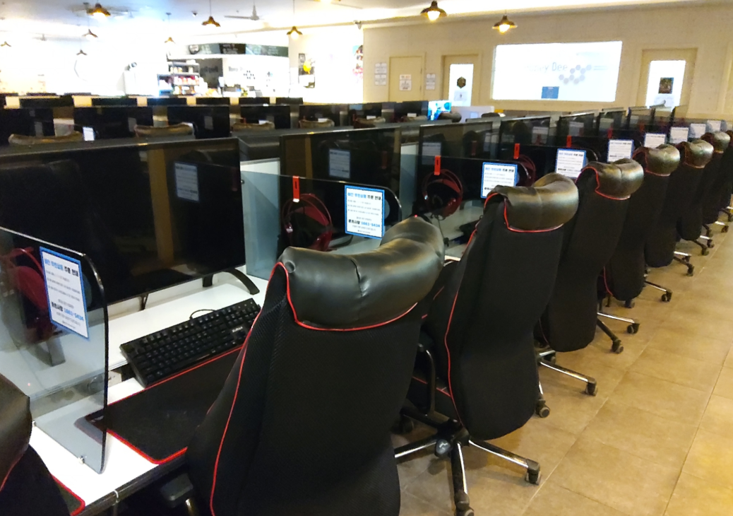  화성PC방, 화성 무인피시방 무인관제시스템 설치 매장 전경, 멀티온시스템 셀프PC방 무인운영점포