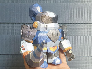  메카 팔라딘 서지 종이모형 도안 공유 MECHA PALADIN SURGE
