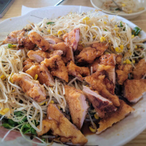 염티반점 메뉴 콩나물 탕수육