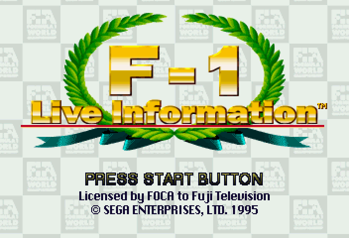  (세가 새턴 - SS - RCG) F-1 라이브 인포메이션 iso 다운로드