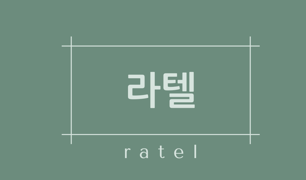 라텔(ratel)