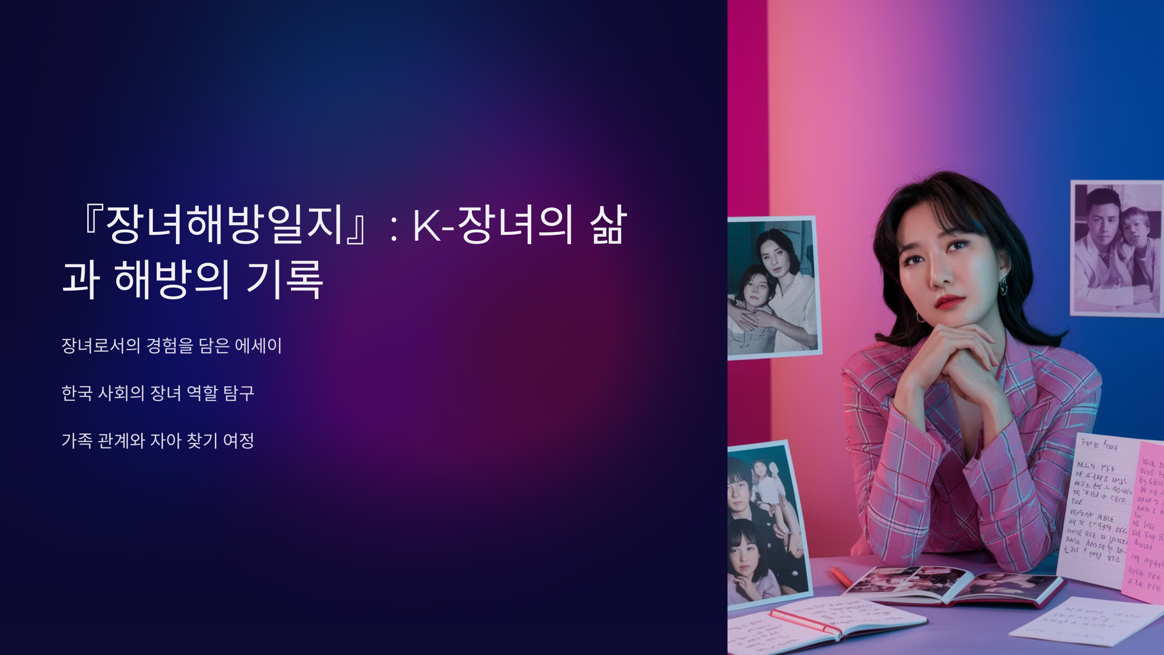 장녀해방일지 K-장녀의 삶과 해방의 기록