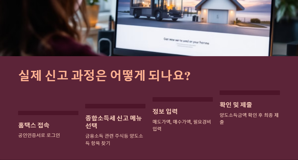 종합소득세 신고 주식 양도소득