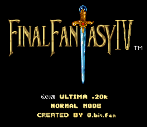  슈퍼패미컴 / SFC - 파이널 판타지 4 개조롬 (Final Fantasy IV Ultima)
