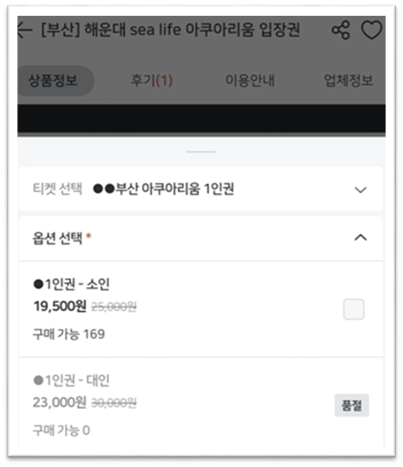 부산 아쿠아리움 할인 방법6