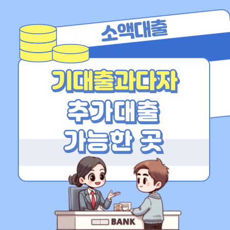기대출과다자대출 추가 가능한곳, 정부지원, 자격조건, 승인한도