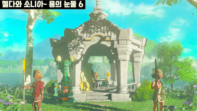 젤다와 소니아 주제를 담고 있는 용의 눈물 6