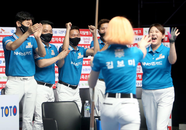 PBA 팀리그 순위 1라운드 공동 2위 - NH농협카드 그린포스