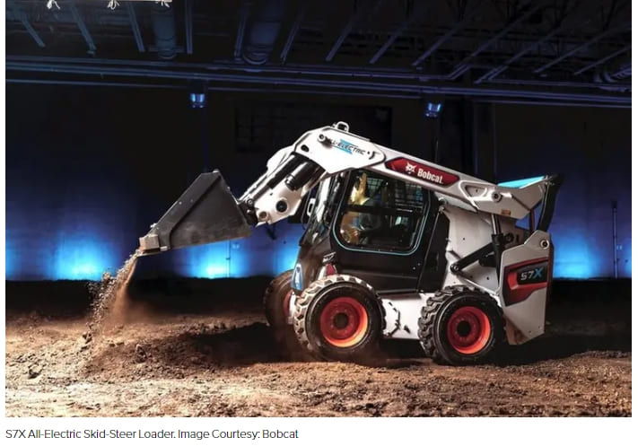 두산밥캣&#44; 세계 최초 전기 &#39;스키드 스티어 로더&#39; 선보여 VIDEO: Bobcat unveils world’s first all-electric skid-steer loader