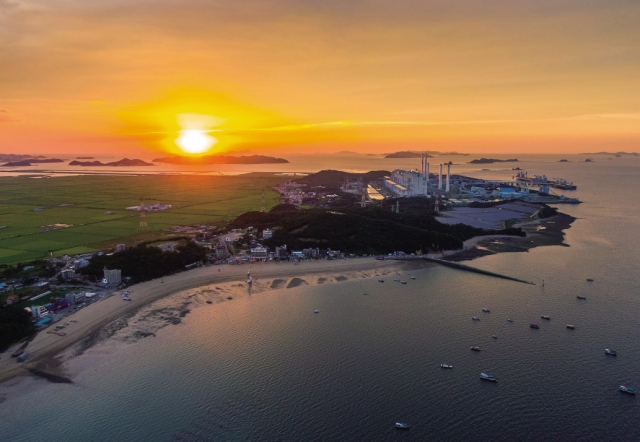 Sunset Dangjin Sea Photo