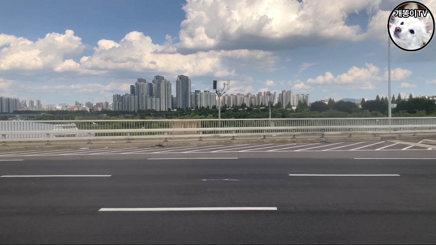  서울메트로 4호선 동작→이촌 지상구간 반포 쪽 뷰 | Seoul Metro line 4