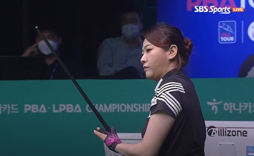 하나카드 LPBA 챔피언십 우승자 -김민아 당구선수