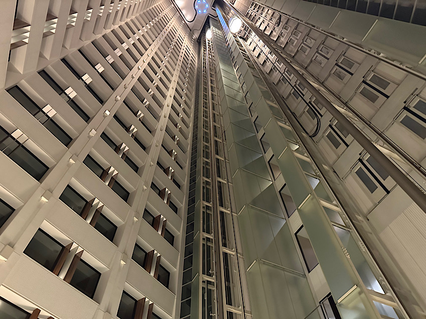 더 프린스 파크 타워 호텔 엘리베이터