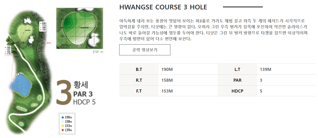 김해상록 골프클럽 황세코스 3