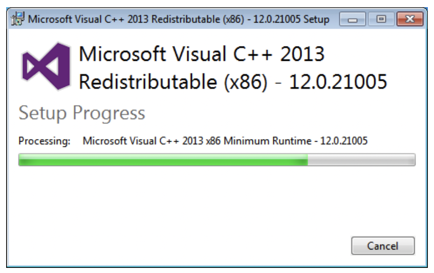 Скрипт установки microsoft vc redistributable