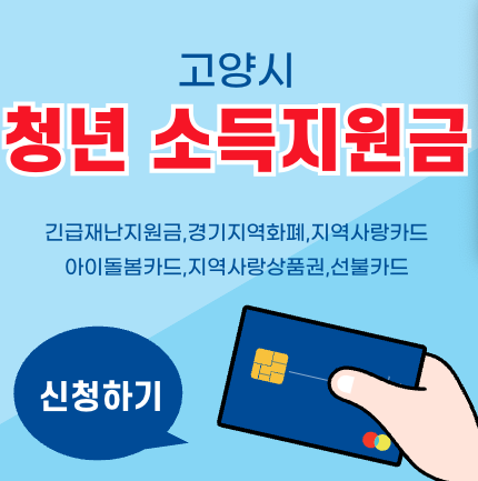 청년 소득 지원금 신청