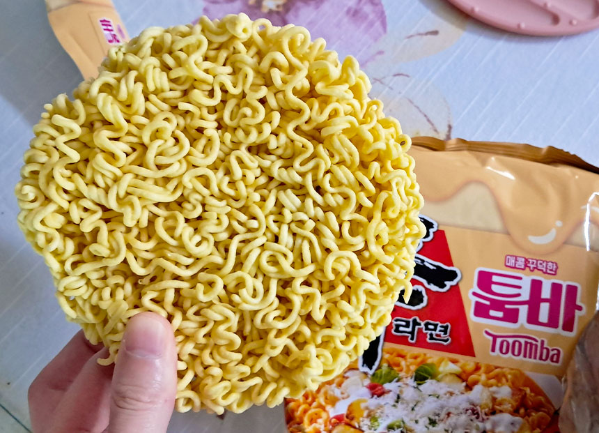 신라면 툼바 면