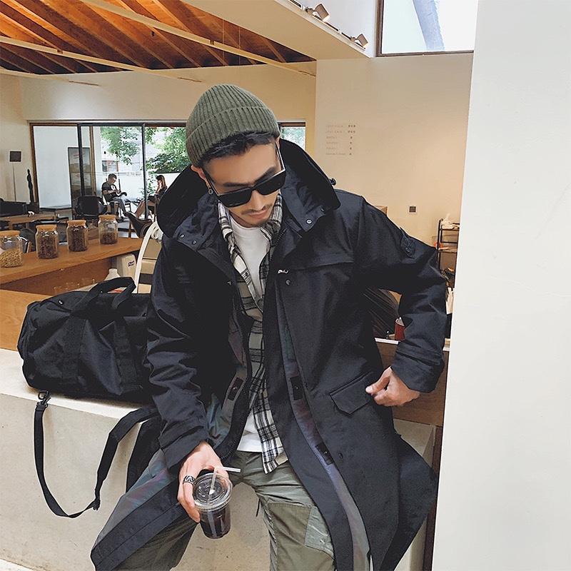  [STONE ISLAND] 스톤아일랜드 20FW 소프트쉘 야상 홀로그램 파카 롱 자켓