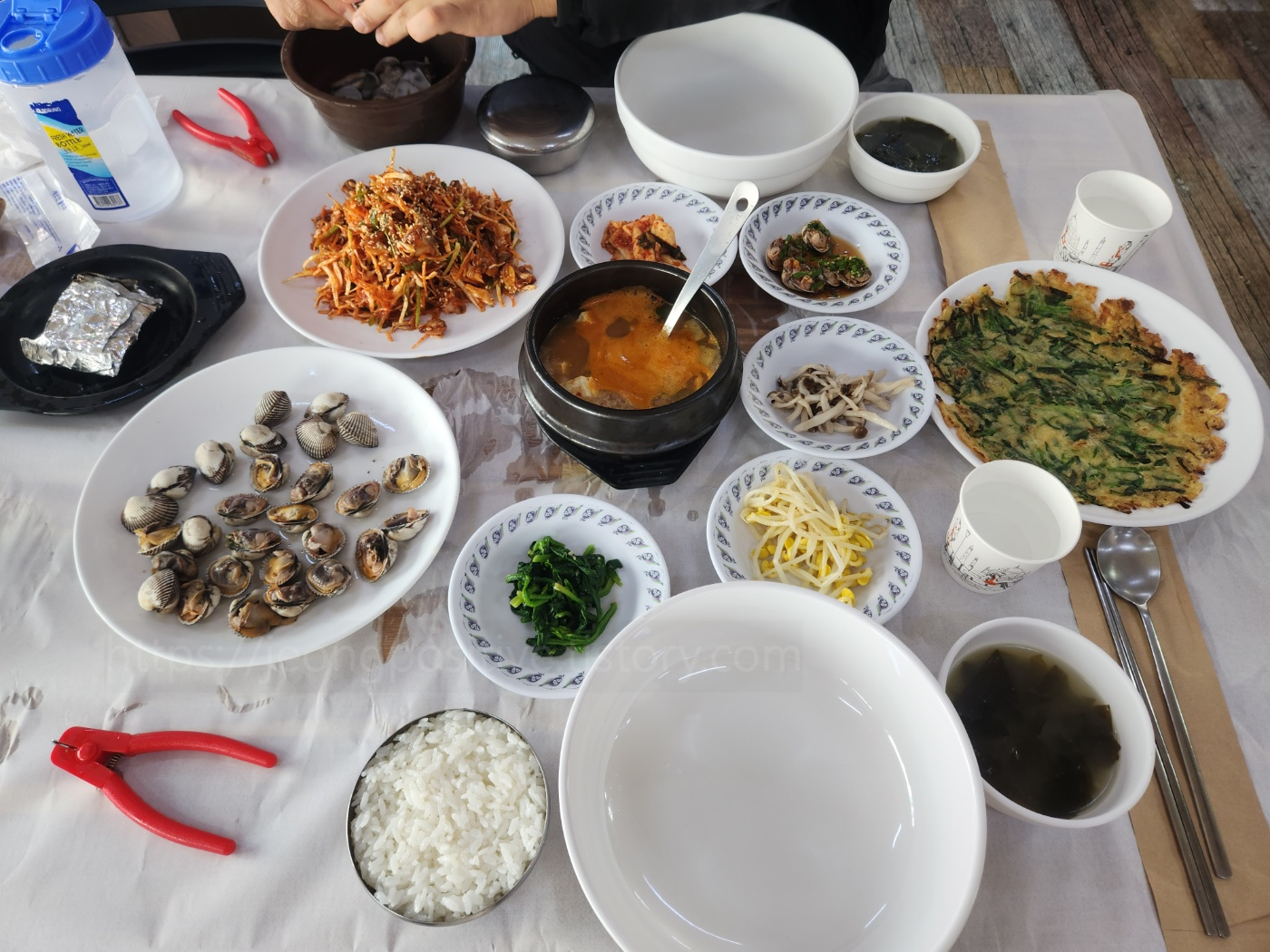 다양한 꼬막 요리로 푸짐한 한상 10